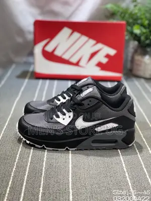 Nike Air Max 90 Black/Gray Classic Sneakers For Both Women And Men’S
