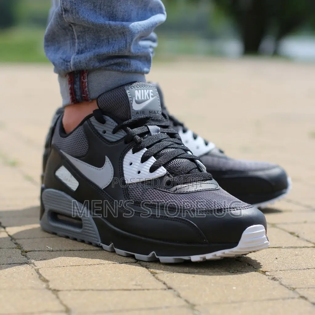 Nike Air Max 90 Black/Gray Classic Sneakers For Both Women And Men’S