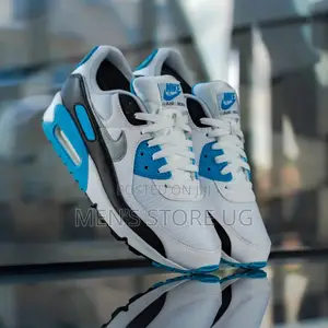 Nike Air Max 90 Blue White Classic Sneakers For Both Women And Men’S