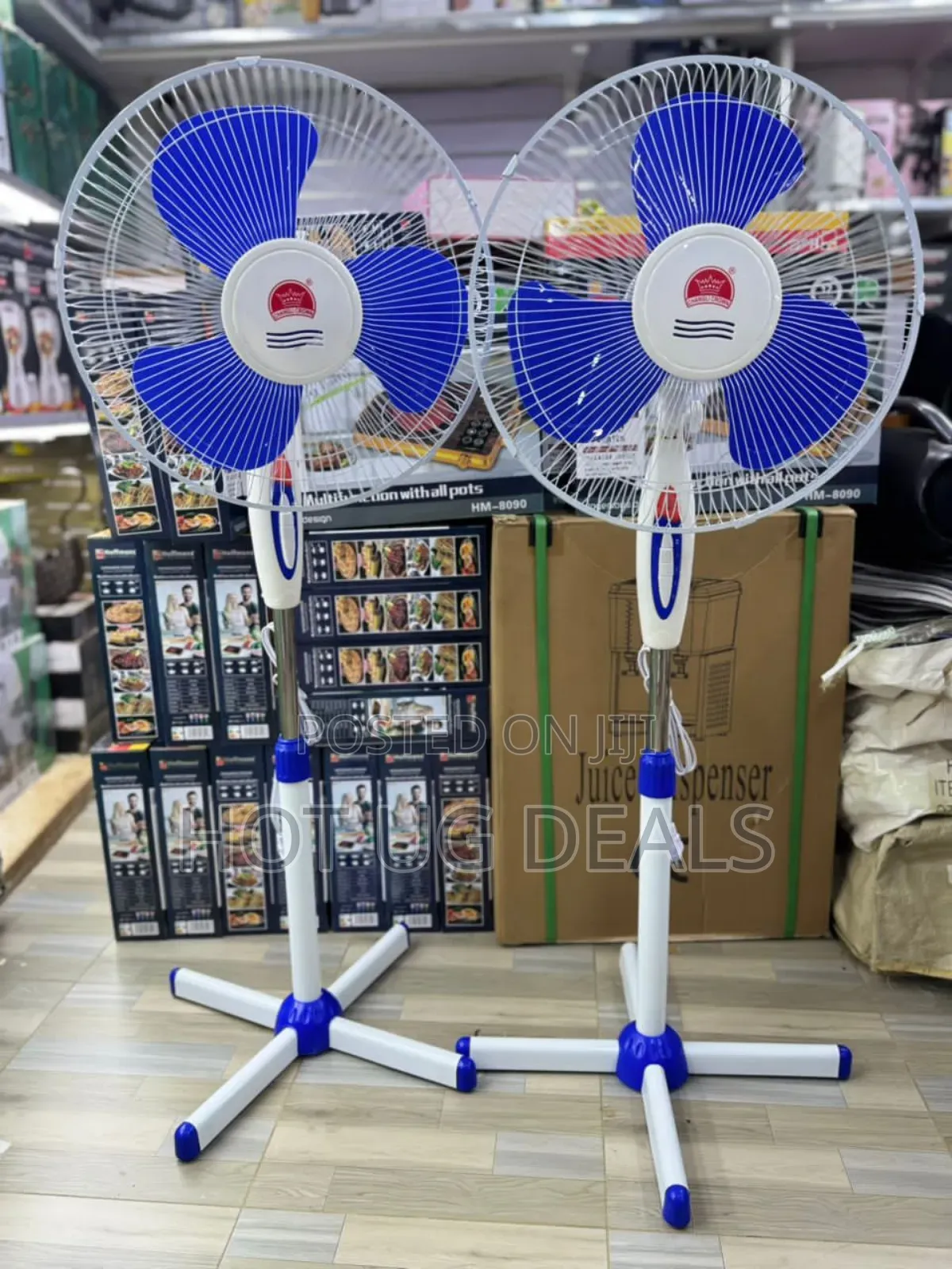 Energy Saving Stand Fan With Variabe Speed-white