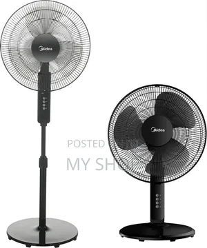 Midea Convertible Pedestal Stand Fan With SQD Motor, 16 Inch,