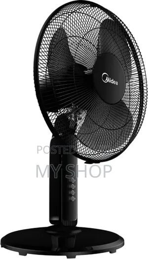 Midea Convertible Pedestal Stand Fan With SQD Motor, 16 Inch,