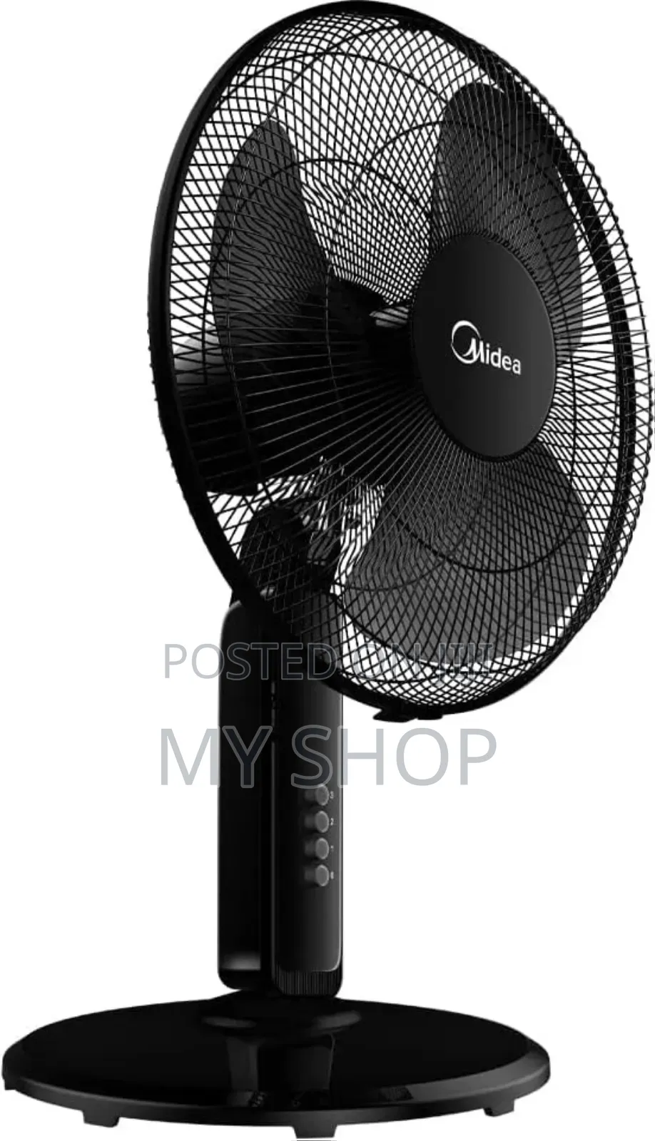 Midea Convertible Pedestal Stand Fan With SQD Motor, 16 Inch,