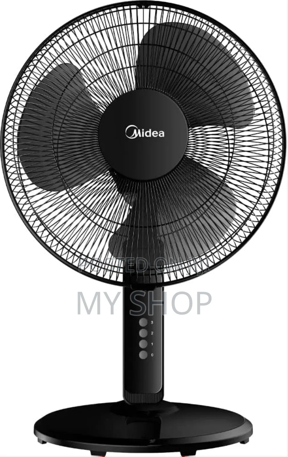 Midea Convertible Pedestal Stand Fan With SQD Motor, 16 Inch,