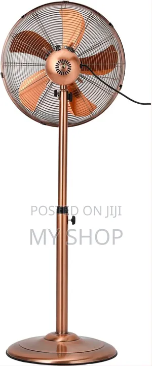 Geepas 16′′ Metal Stand Fan, Adjustable Height Fan| Horizontal