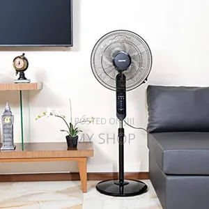 Geepas 16-Inch Stand Fan W/ Remote, 3 Speed