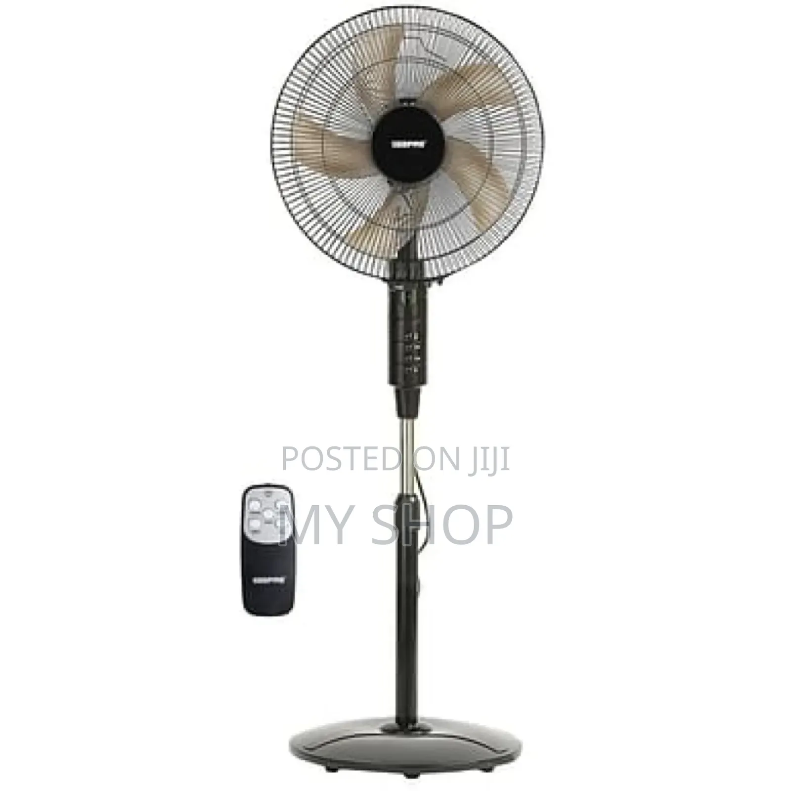 Geepas 16-Inch Stand Fan W/ Remote, 3 Speed