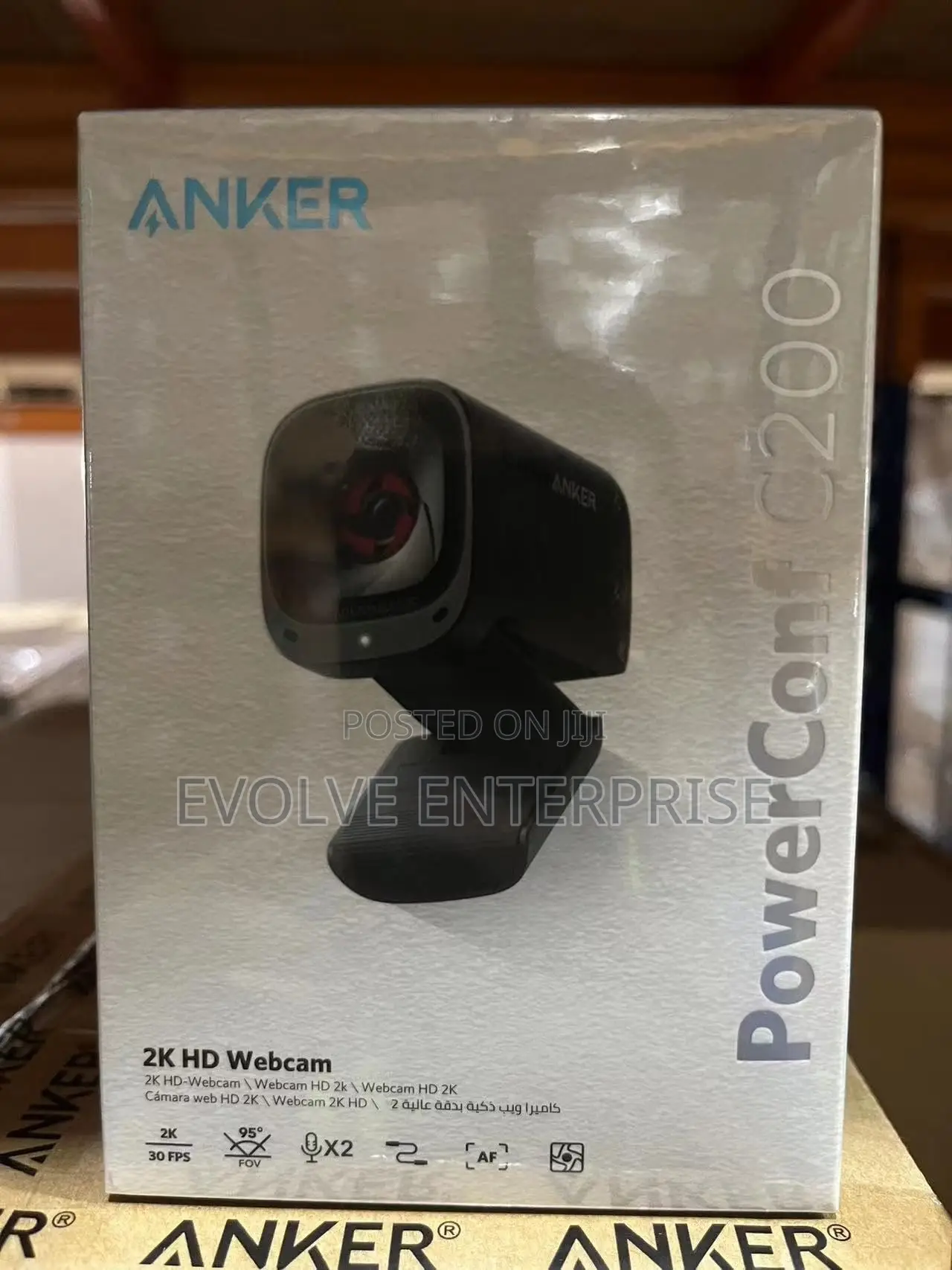 Ankerpowerconf C200 Webcam For Pc/Laptop/Mac, Computer Camera