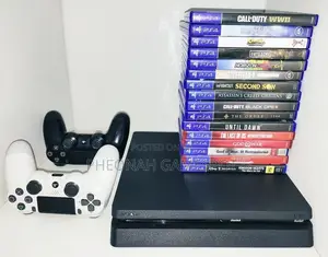 Ps4 Stable Kit, Two Controllers, 12 Games Loaded, Bright Action.
