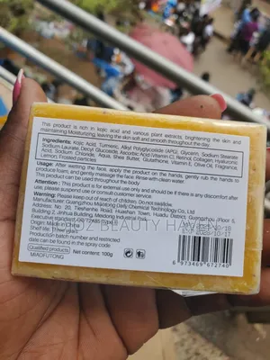 Tumeric Kojic Acid Brightening Soap