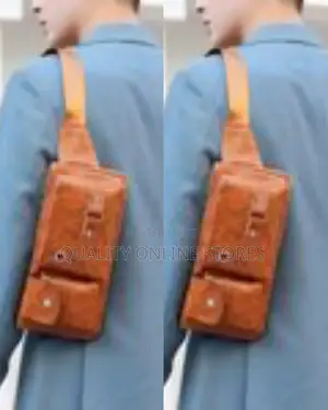 Leather Fanny Pack for Men and Women, Hip Waist Bag for Hiking Running