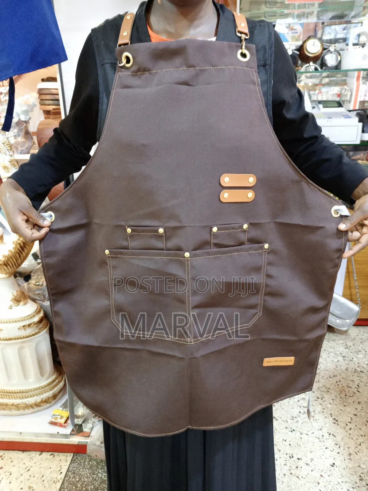 Kitchen Apron With Front Pockets