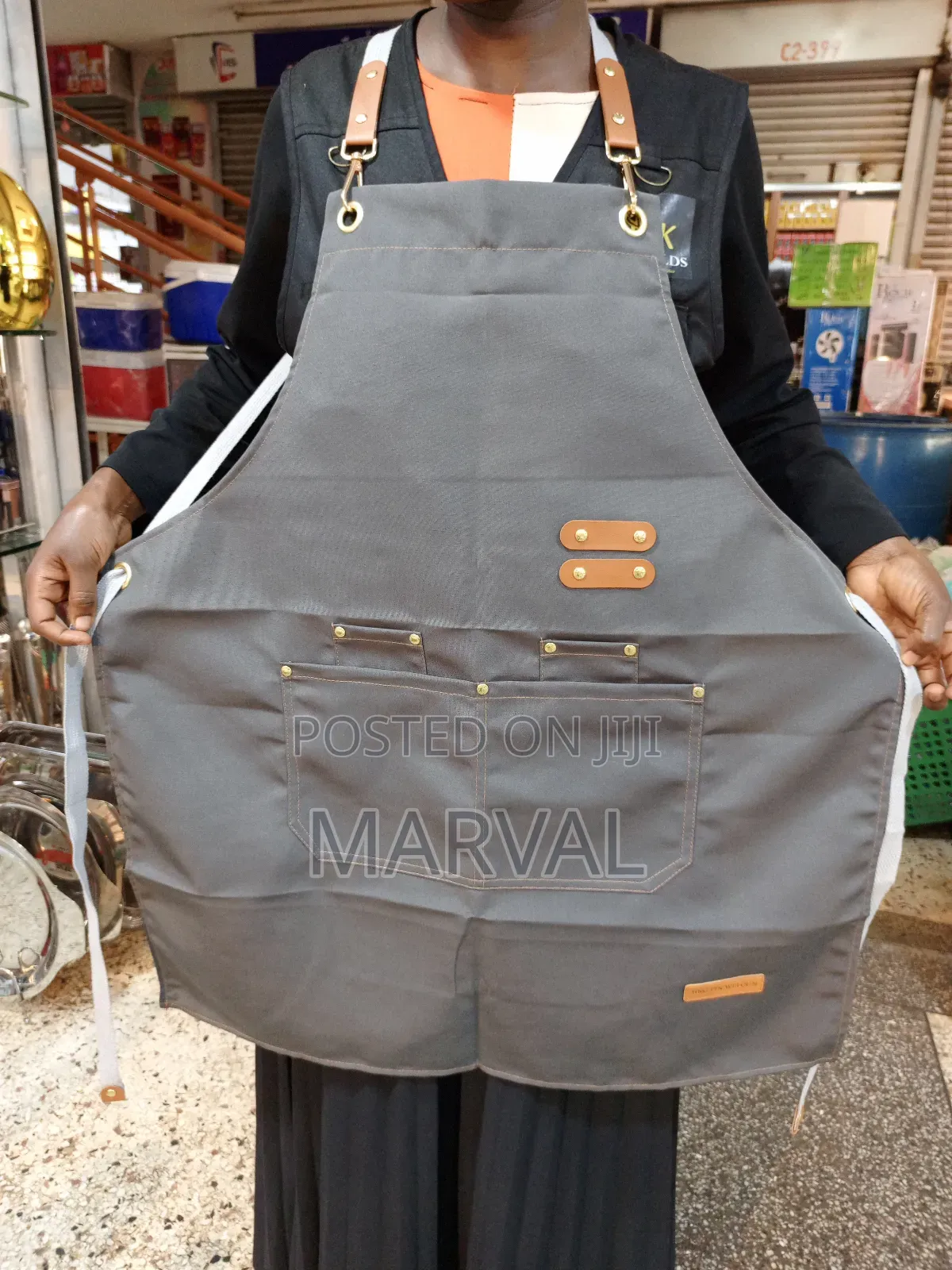 Kitchen Apron With Front Pockets
