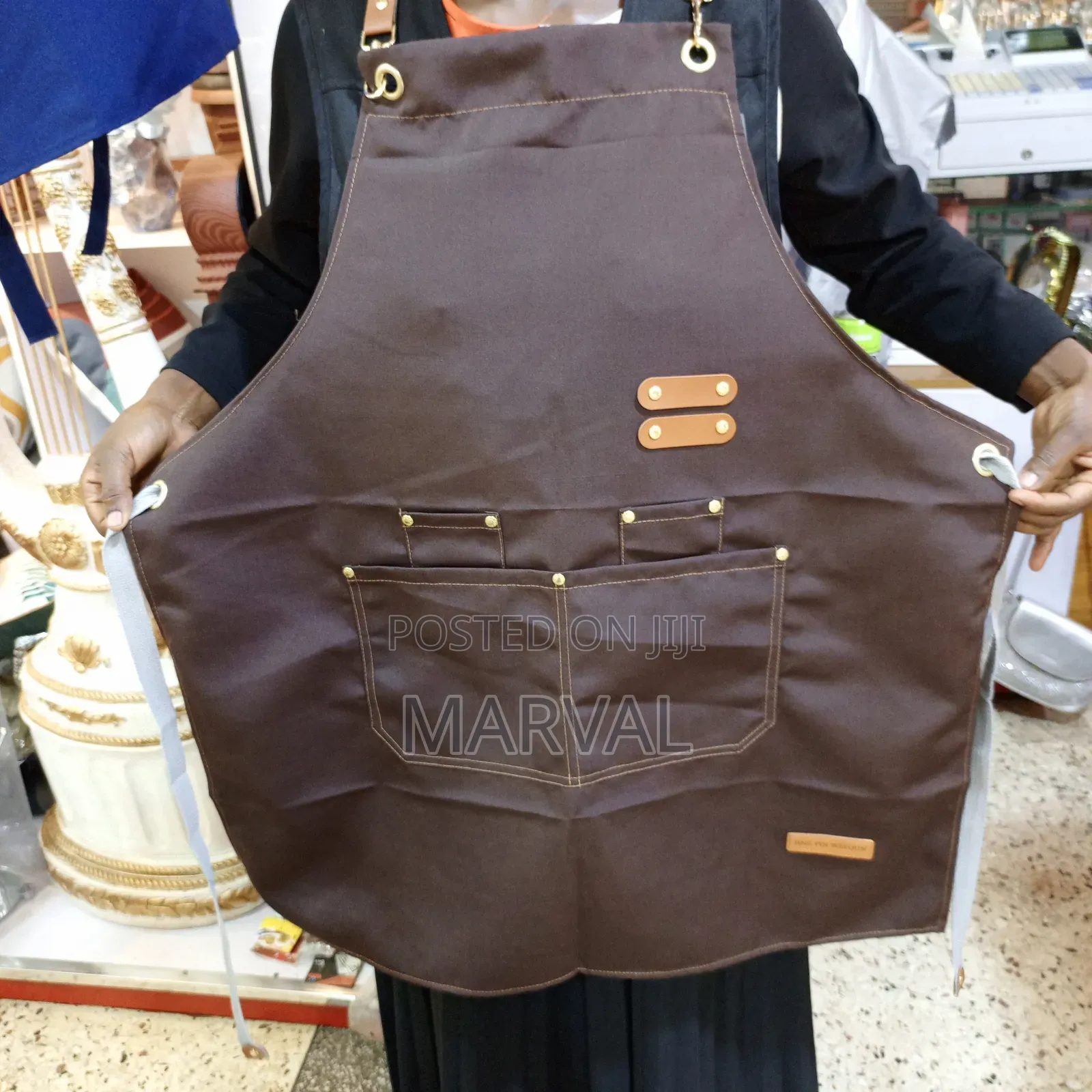 Kitchen Apron With Front Pockets