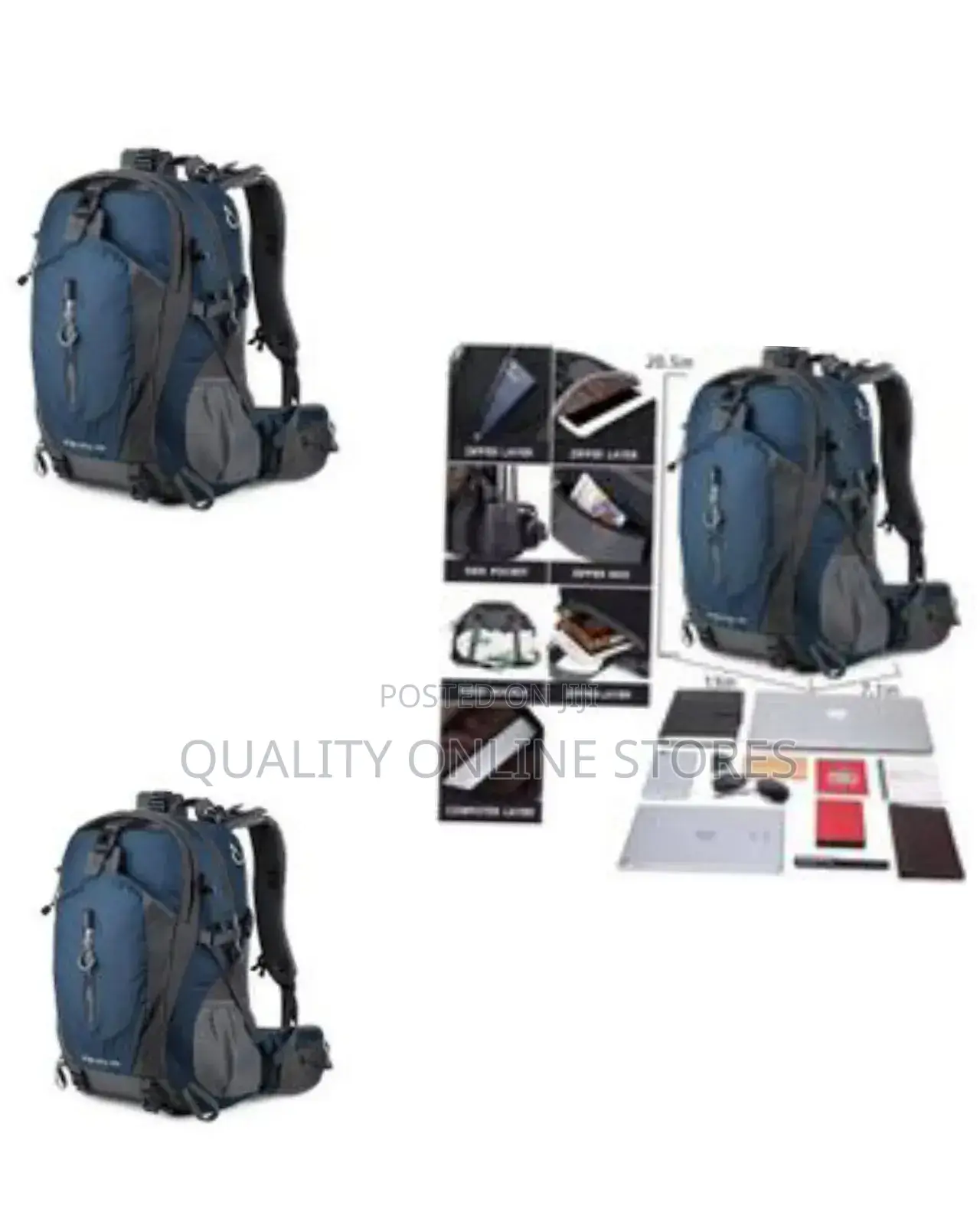 Hiking Backpack 40l Waterproof Hiking Daypack With Rain Cover