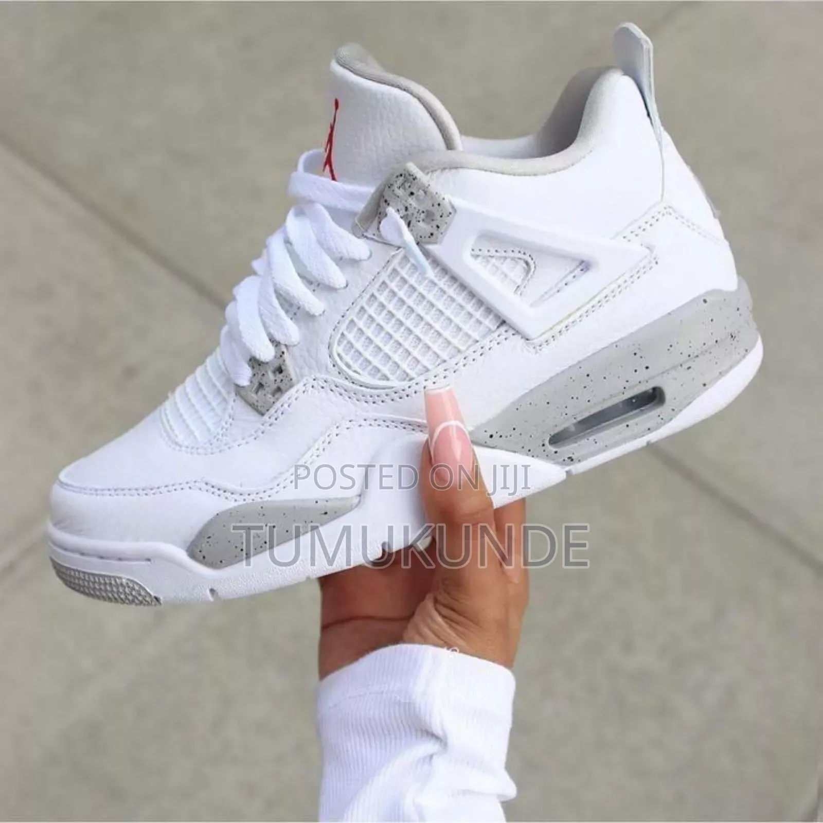 Original Jordan 4 White Men's Sneakers