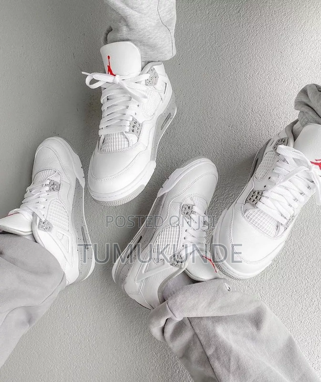 Original Jordan 4 White Men's Sneakers