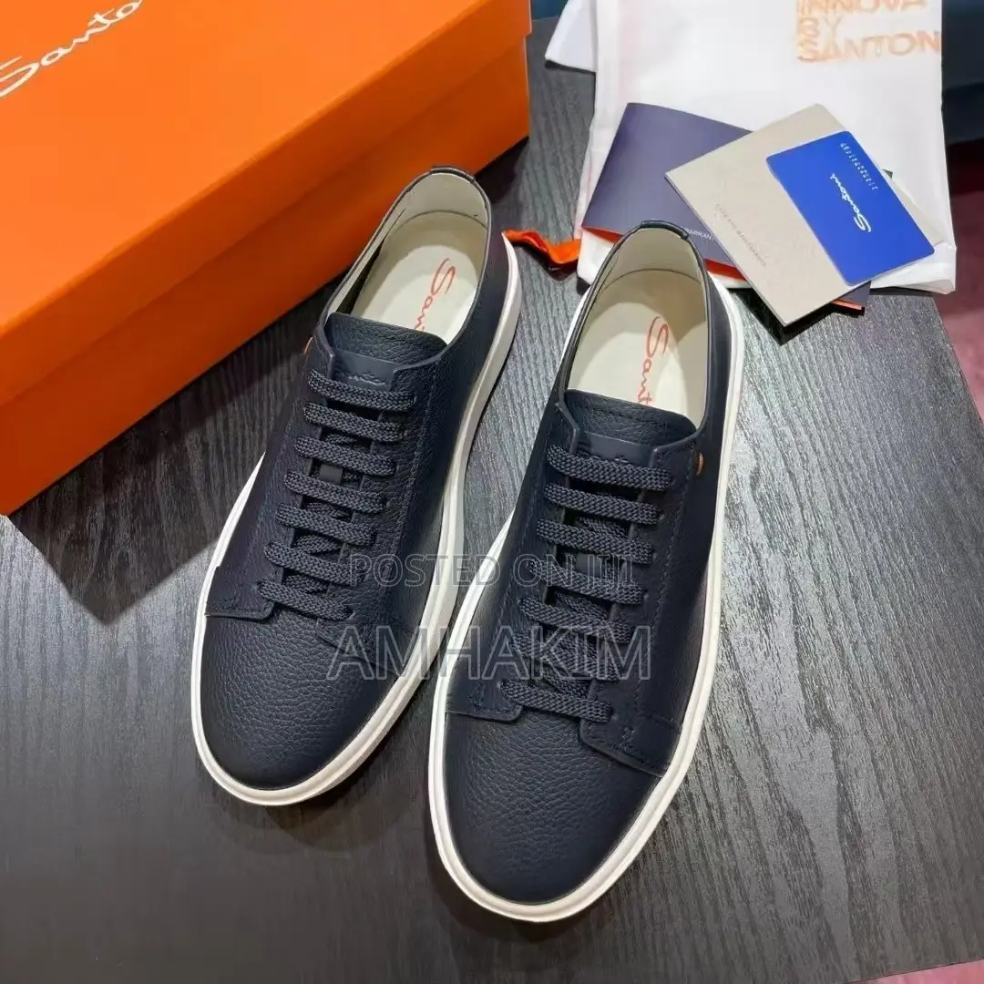 Classic Men's Santoni Sneakers In Stock