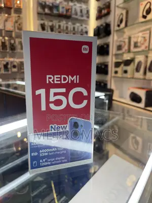 New Xiaomi Redmi 15C 4G 256 GB Black