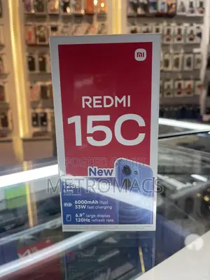 New Xiaomi Redmi 15C 4G 256 GB Black