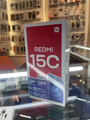 New Xiaomi Redmi 15C 4G 256 GB Black