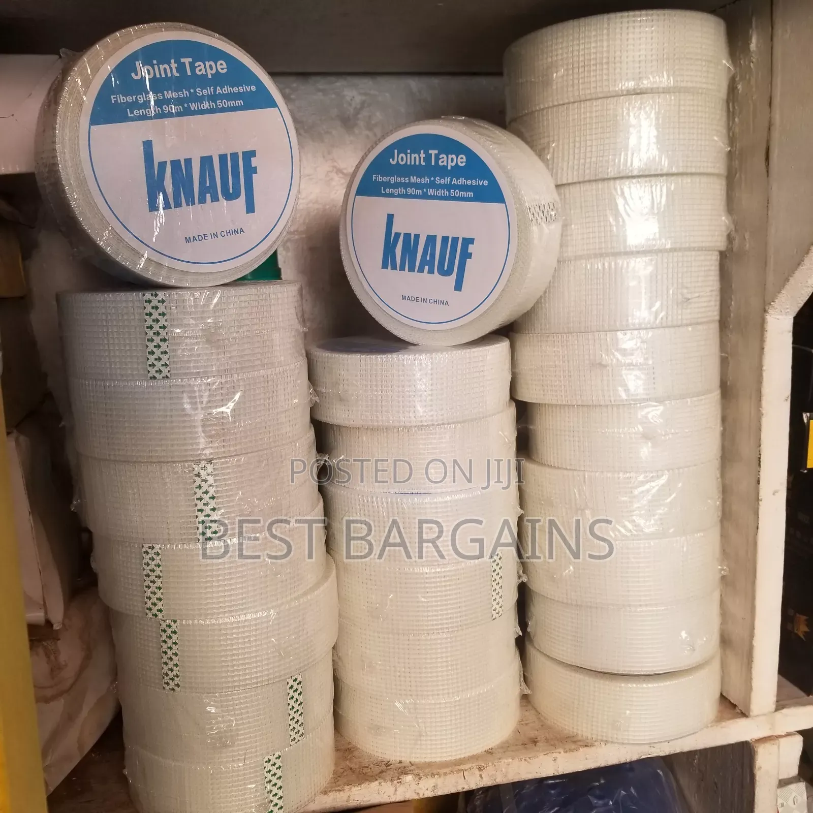 Self Adhesive Fibre Glass Mesh Drywall Joint Tape.