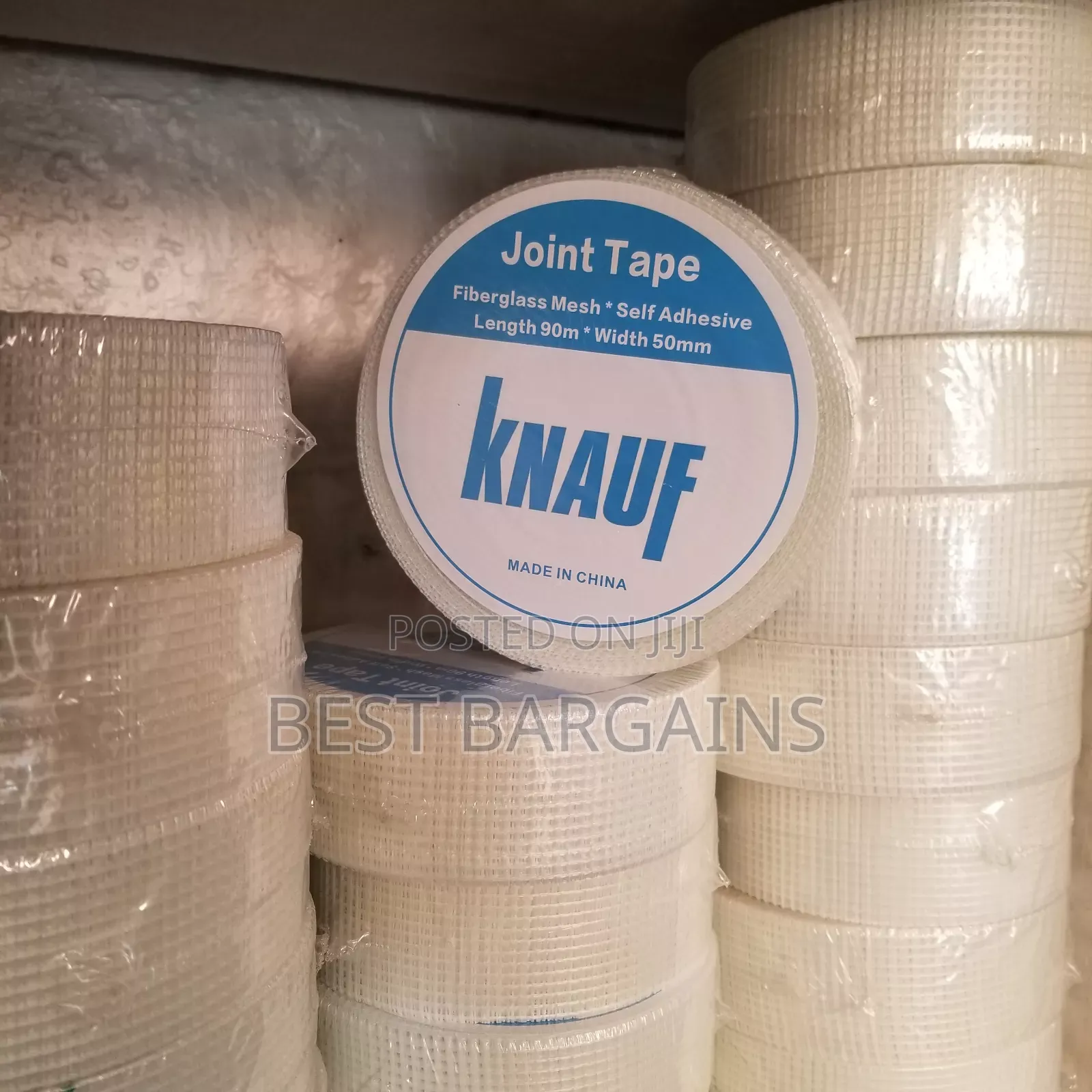 Self Adhesive Fibre Glass Mesh Drywall Joint Tape.