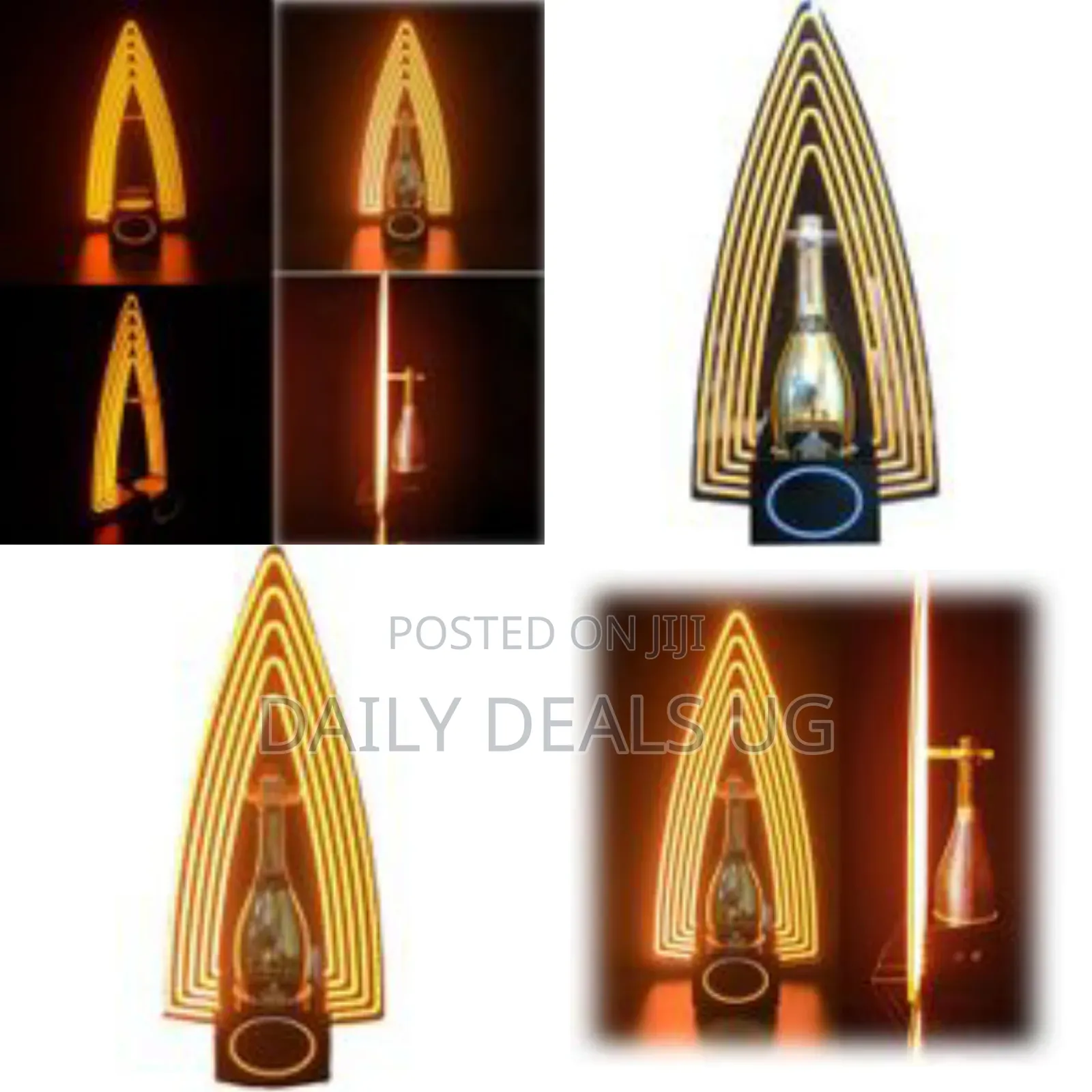 Bottle Display Shelf Custom Logo Champagne Gun Led Wine Bottle Display