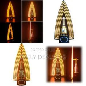 Bottle Display Shelf Custom Logo Champagne Gun Led Wine Bottle Display