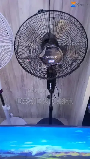 Sayona Stand Fan With Remote – Adjustable, Energy-Efficient Floor Fan