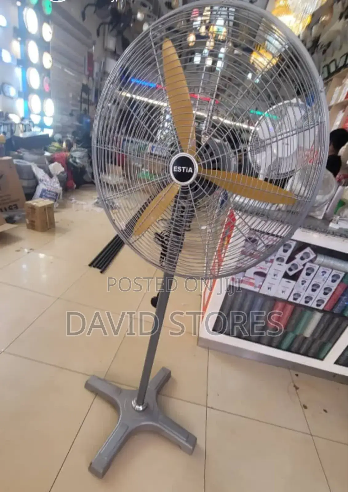 Estia 30′′ Industrial Stand Fan – Powerful Durable Floor Fan