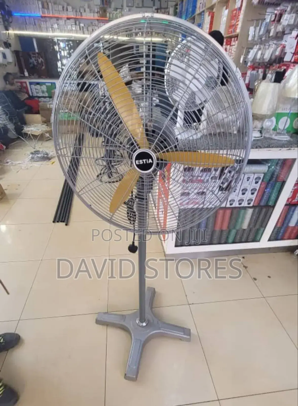 Estia 30′′ Industrial Stand Fan – Powerful Durable Floor Fan