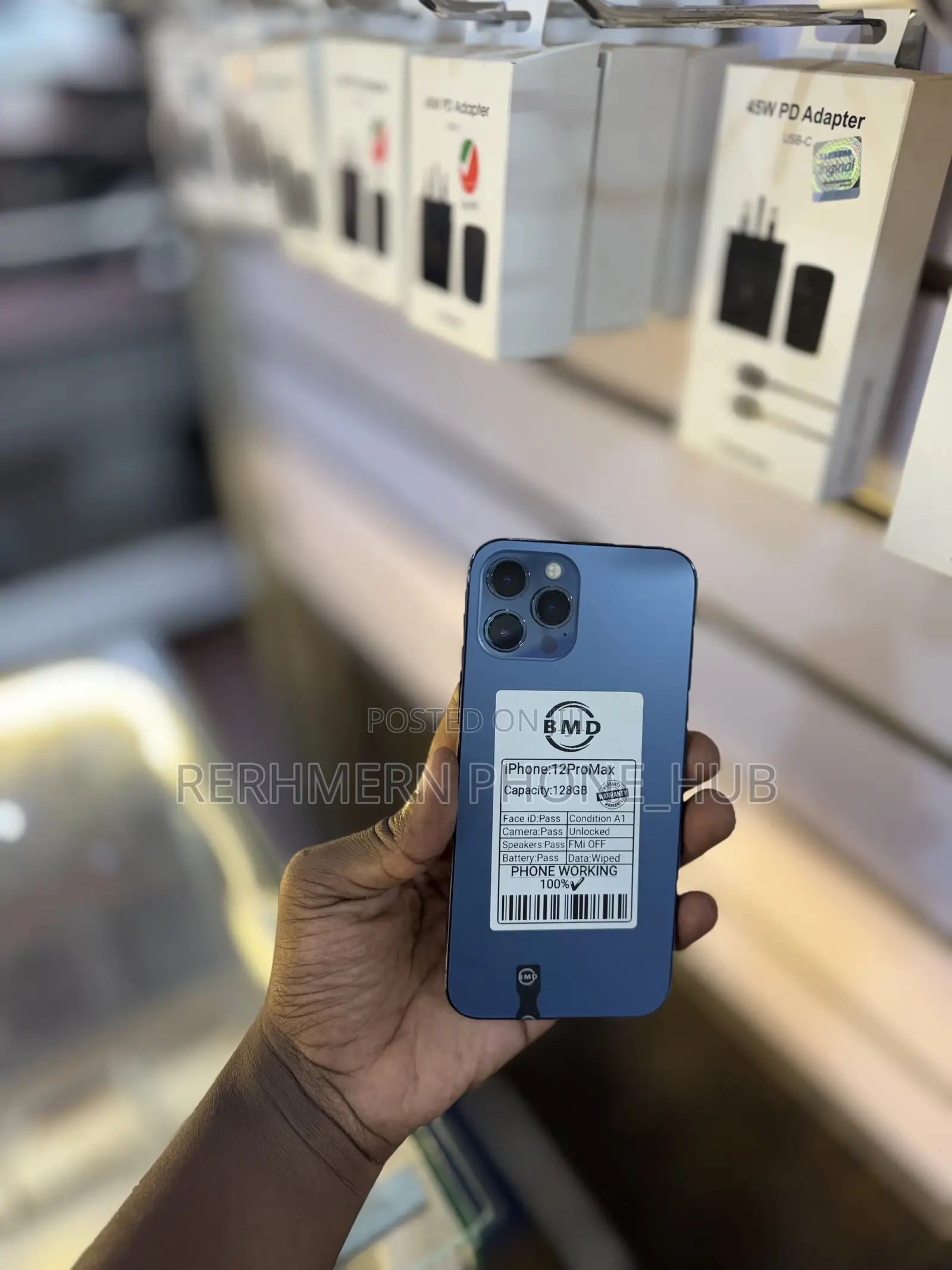 New Apple iPhone 12 Pro Max 128 GB Blue