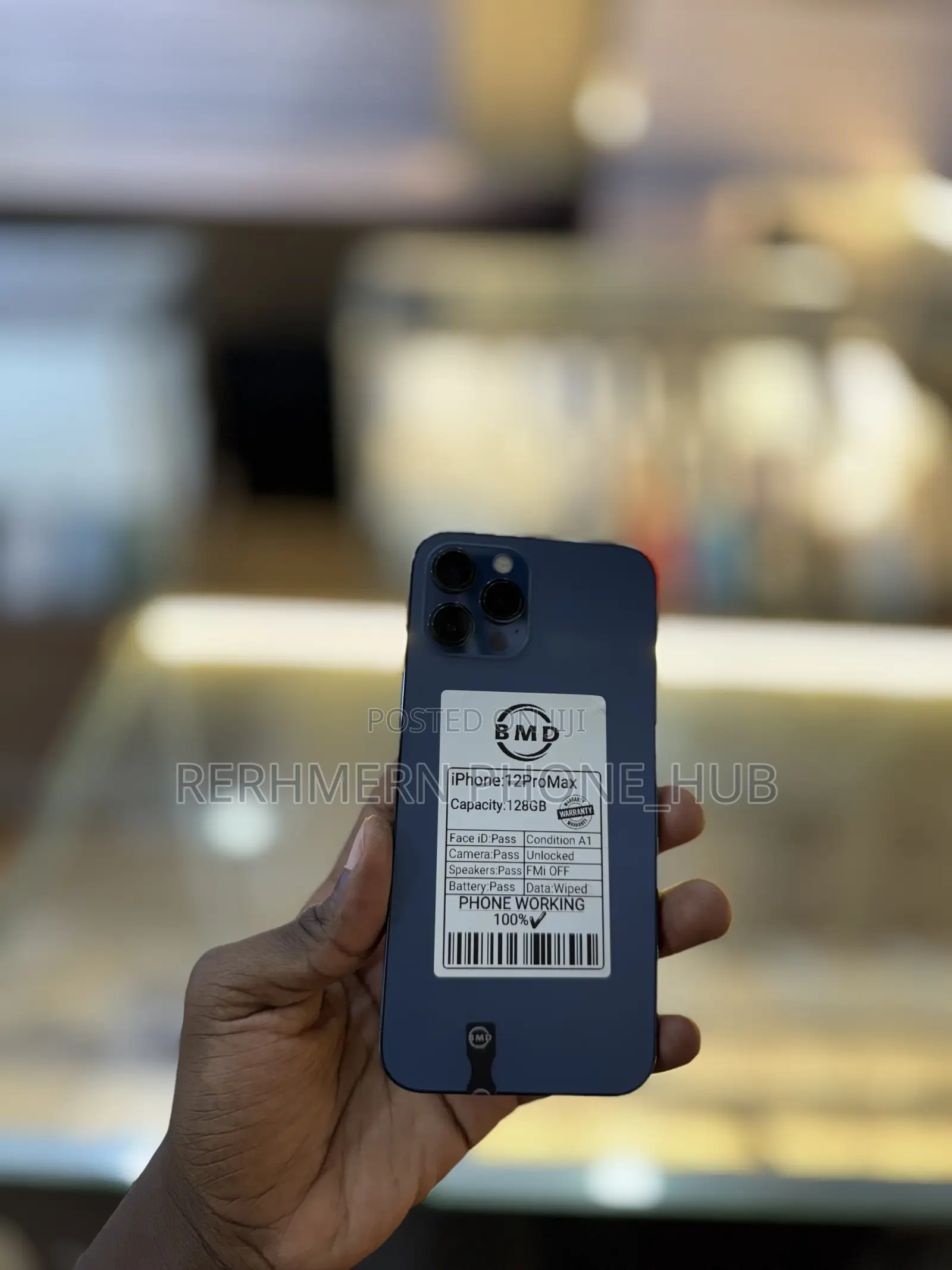 New Apple iPhone 12 Pro Max 128 GB Blue