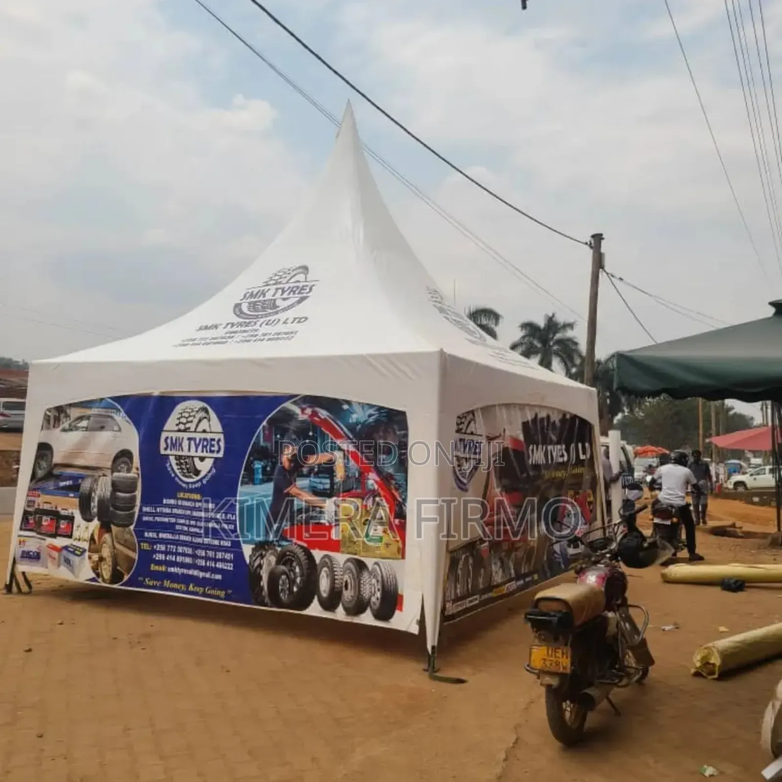 Branded Exhibition Tents in Strong Materials