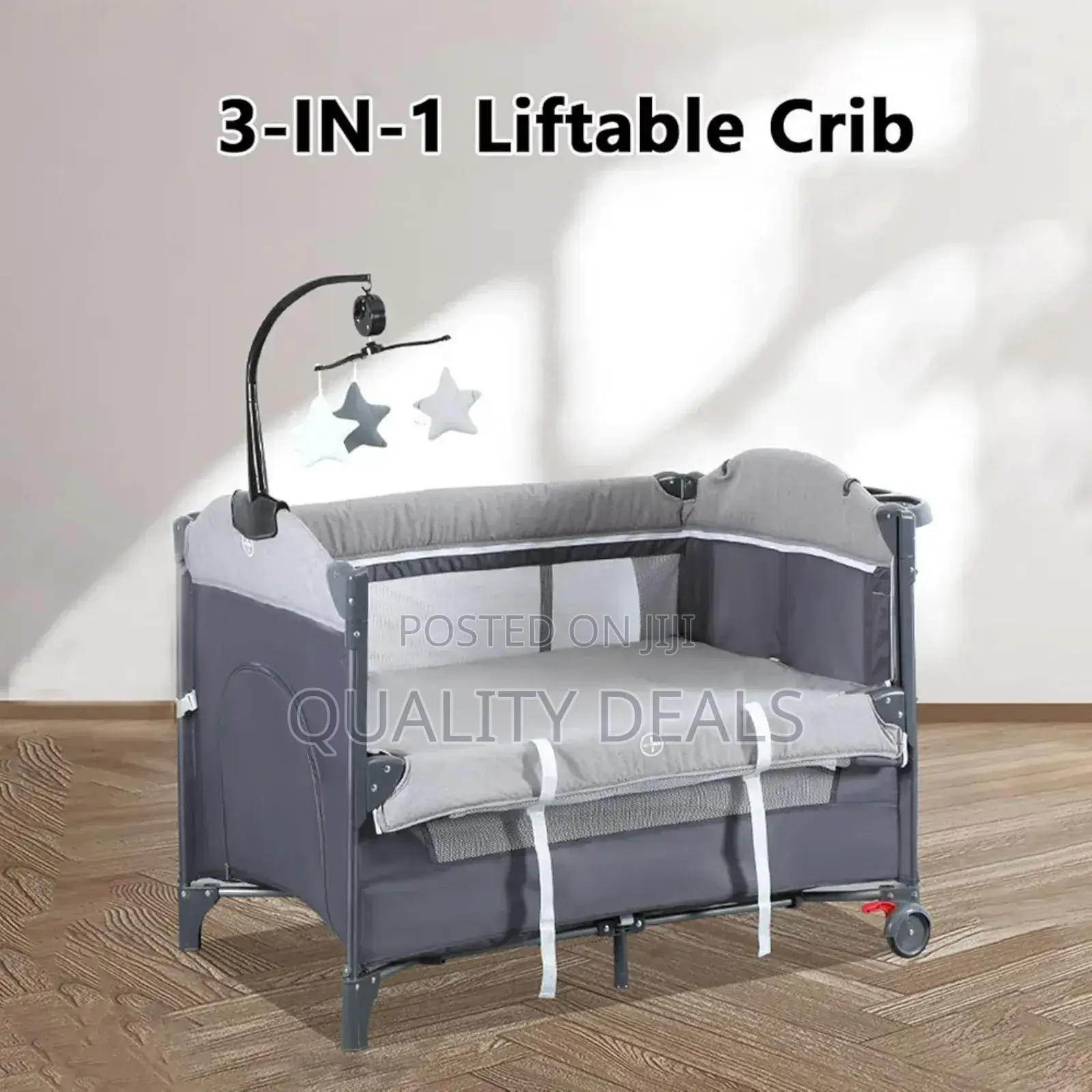 Multifunctional Travel Crib, Portable Baby Bassinet Bedside Sleeper