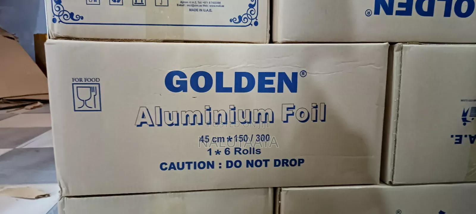 Silver Plate Golden Small Size Carton