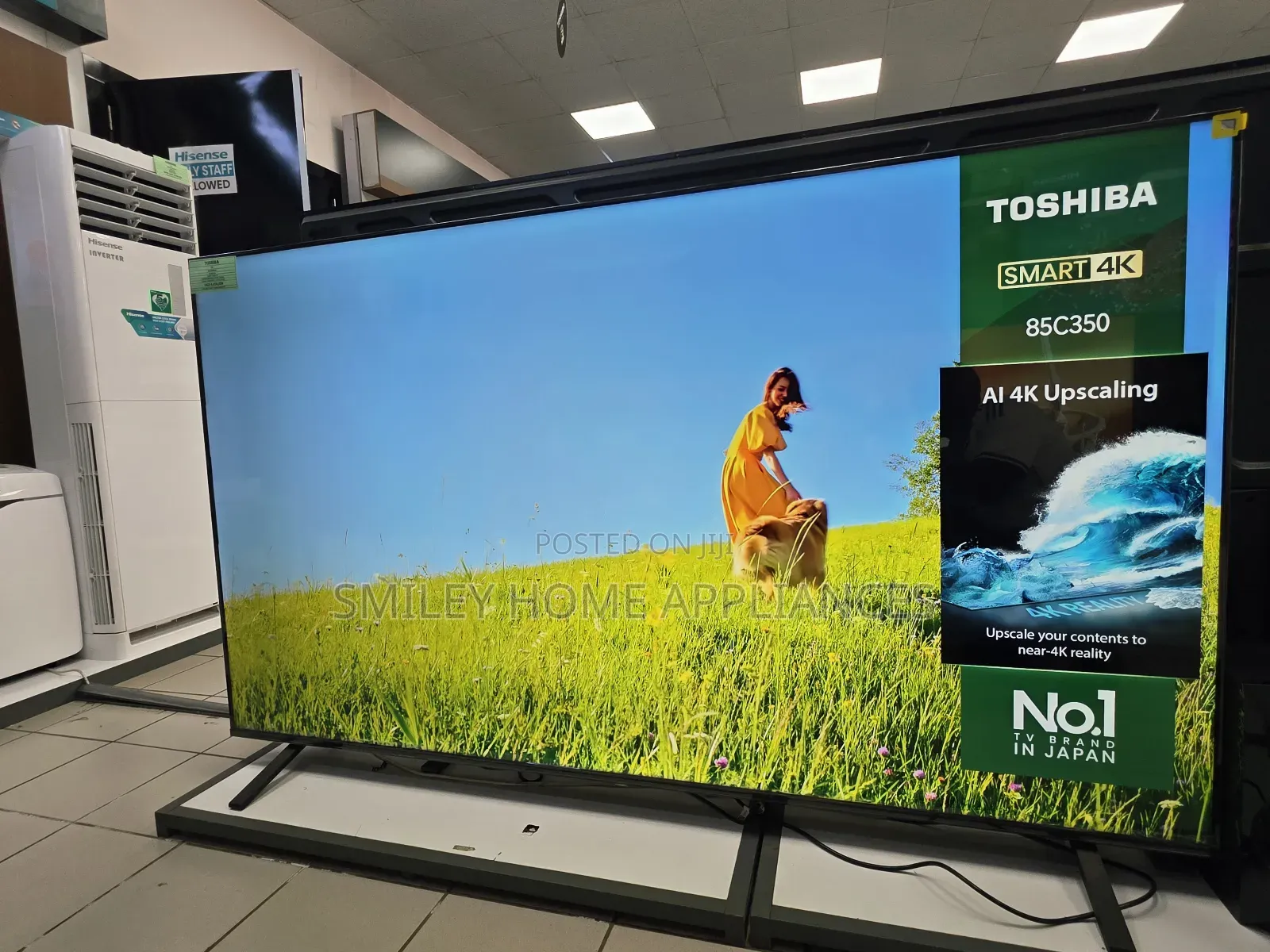 Brand New 85inches Toshiba Uhd- 85c350 Series Vidaa Smart Tv