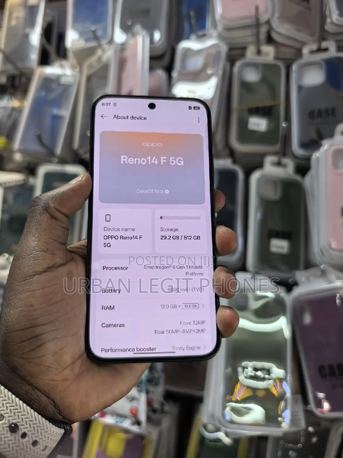 Oppo Reno14 F 512 GB Green