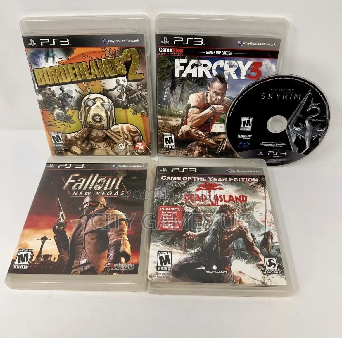 Sony Ps3 Slim Console Bundle W/ Dualshock 3 Controller Plus 15 Game