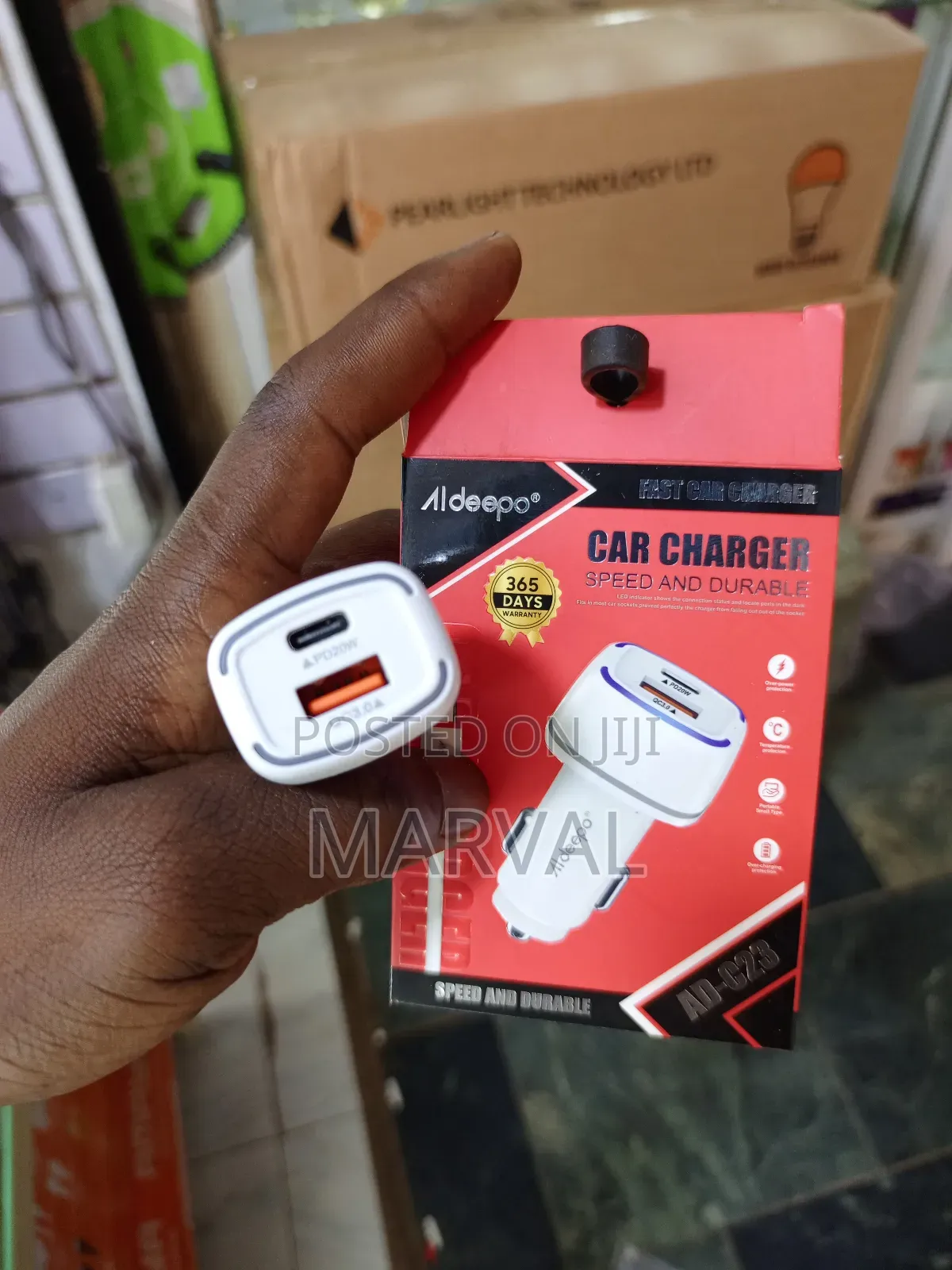 Aldeepo Fast and Durable Car Charger