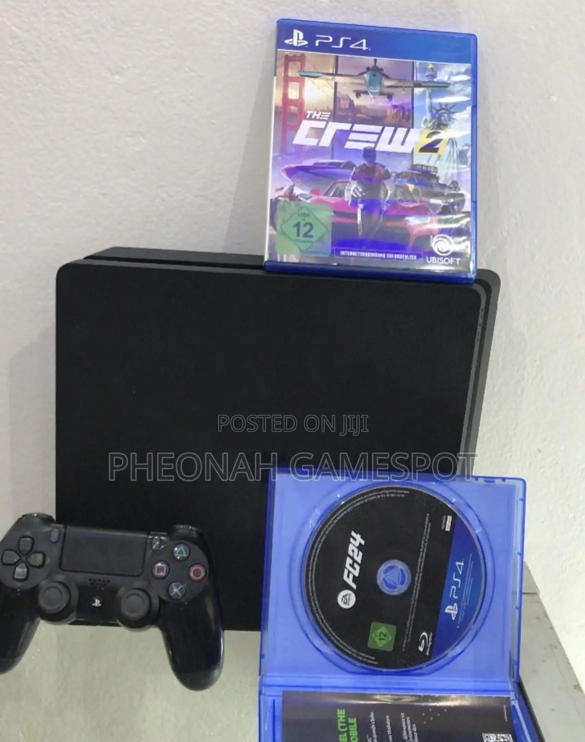 Ps4 Power Bundle With Two Controllers, 16 Games Installed, Smooth Play