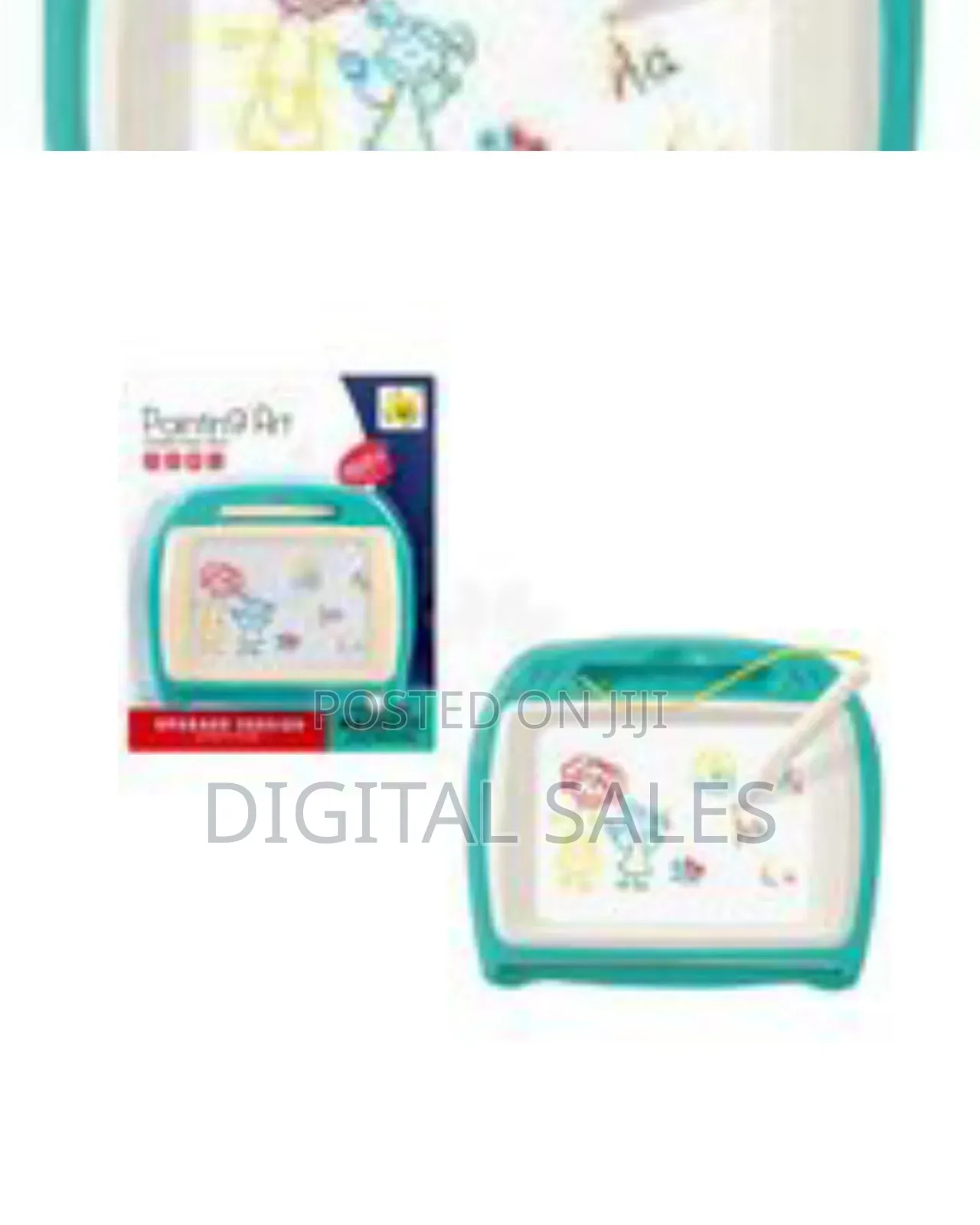 Large Magnetic Drawing Board - 4 Colors 16×13in Doodle Pad