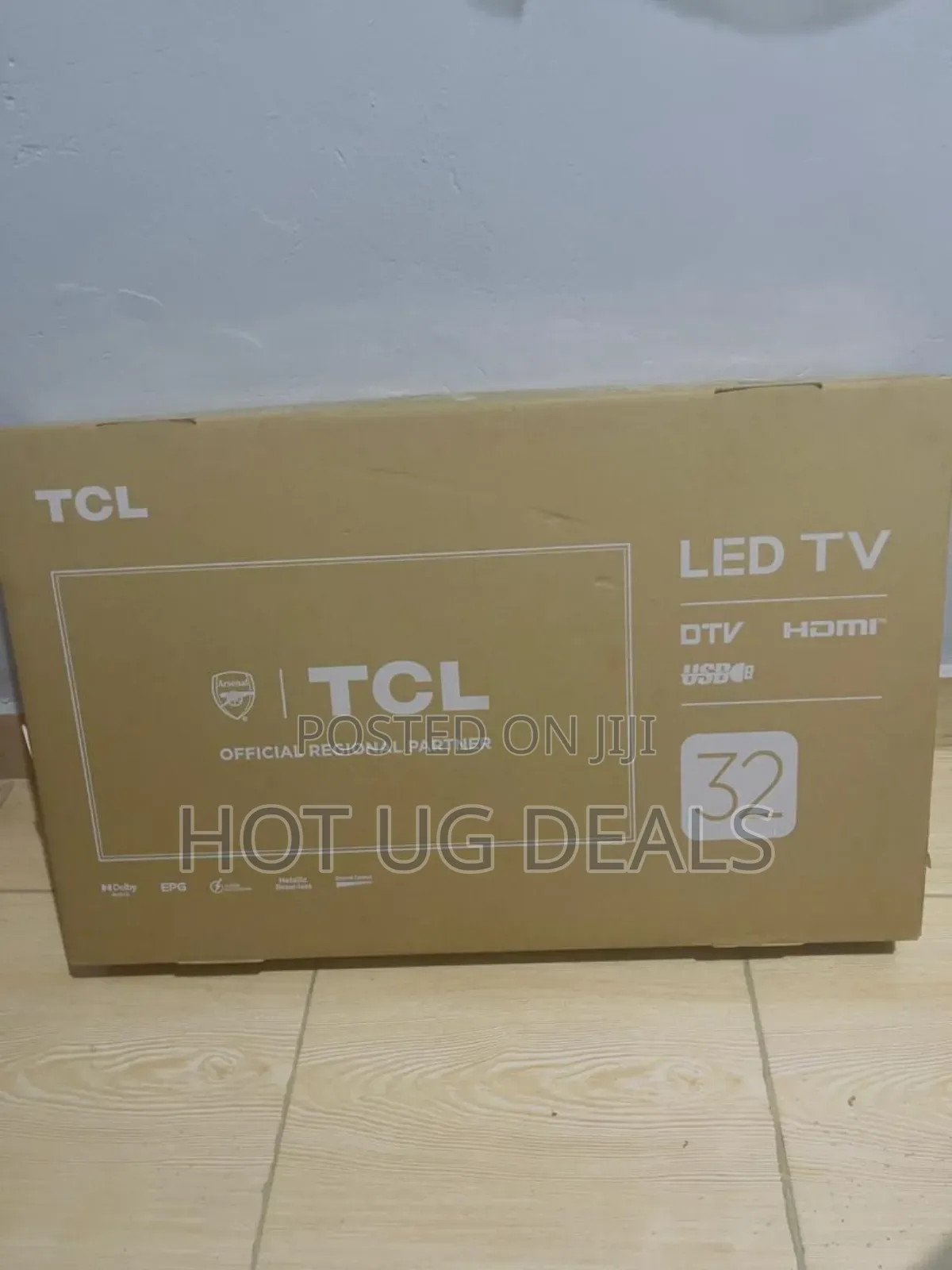Tcl 32 Inch Digital Led Free To Air Tv With Satellite Tuner - Black
