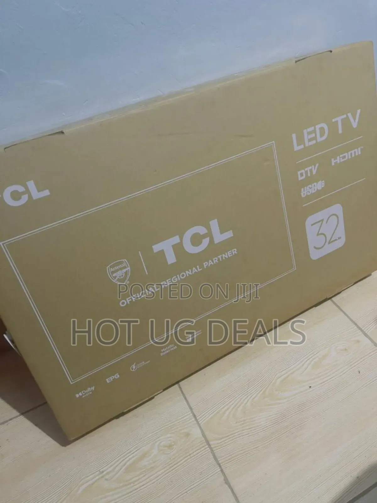 Tcl 32 Inch Digital Led Free To Air Tv With Satellite Tuner - Black