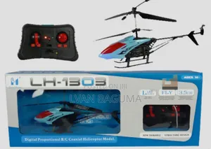 L H Flying Helicopter Toy for Kids - Led Lights, Durable King