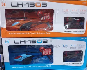 L H Flying Helicopter Toy for Kids - Led Lights, Durable King