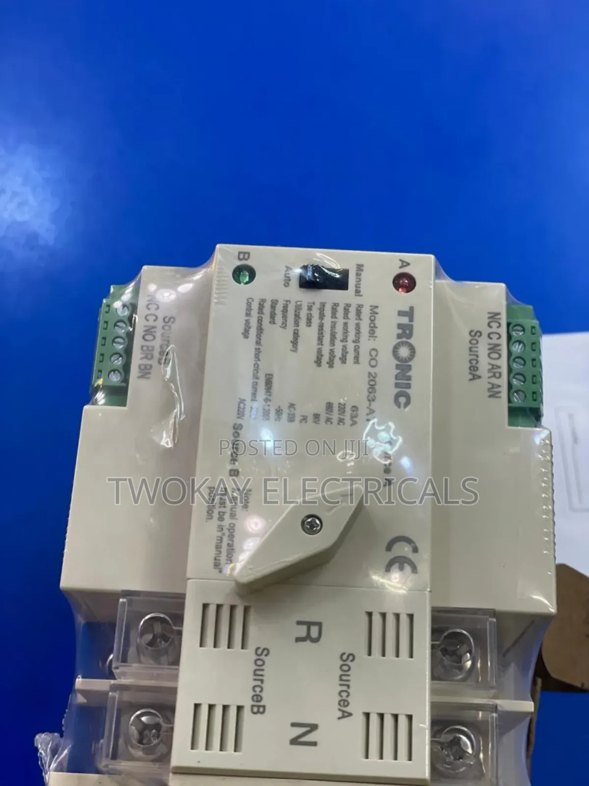 Automatic Change Over Switch/Transfer Switch 63a Tronic