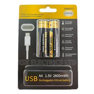 Rechargeable Battery 1.5v Pure Lithuim Ion Backup Battery Lithium