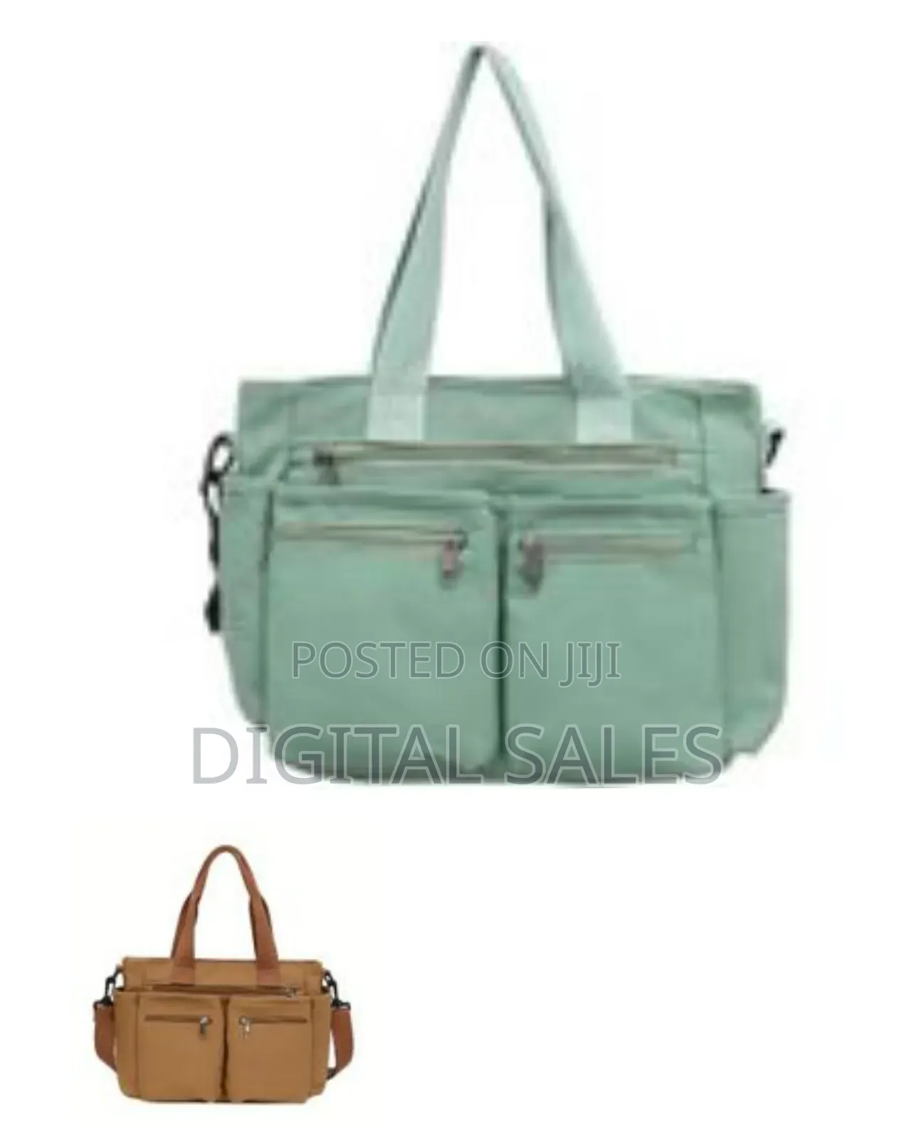 Minimalist Canvas Fashion Tote Bags for Women Multi Pockets
